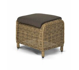 "Толедо" пуф плетеный, цвет соломенный | Интернет магазин мебели и декора LifeDekor