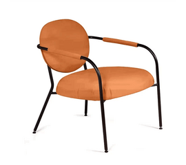 Лаунж кресло EGO, велюр терракот | Интернет магазин мебели и декора LifeDekor