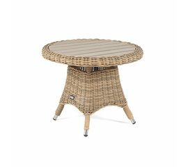 "Равенна" кофейный стол из искусственного ротанга, цвет соломенный | Интернет магазин мебели и декора LifeDekor