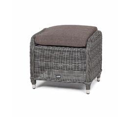 "Толедо" пуф плетеный, цвет графит | Интернет магазин мебели и декора LifeDekor