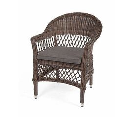"Сицилия" плетеный стул из искусственного ротанга, цвет коричневый | Интернет магазин мебели и декора LifeDekor