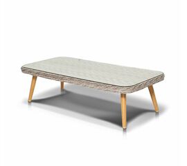 "Прованс" столик журнальный из ротанга, цвет бежевый | Интернет магазин мебели и декора LifeDekor