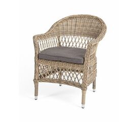 "Сицилия" плетеный стул из искусственного ротанга, цвет соломенный | Интернет магазин мебели и декора LifeDekor