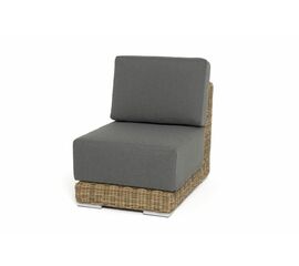 "Капри" модуль диванный прямой с подушками, цвет соломенный | Интернет магазин мебели и декора LifeDekor