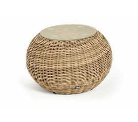 "Барселона" кофейный столик из искусственного ротанга, цвет соломенный | Интернет магазин мебели и декора LifeDekor