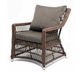 "Гранд Латте" кресло из искусственного ротанга, цвет коричневый | Интернет магазин мебели и декора LifeDekor