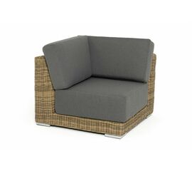 "Капри" модуль диванный угловой с подушками, цвет соломенный | Интернет магазин мебели и декора LifeDekor