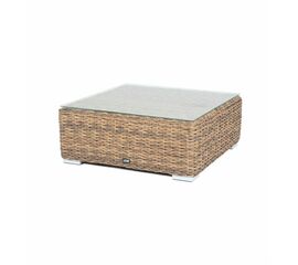 "Лунго" журнальный столик плетеный (гиацинт), цвет соломенный | Интернет магазин мебели и декора LifeDekor