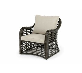 "Ницца" кресло из искусственного ротанга, цвет бронзовый | Интернет магазин мебели и декора LifeDekor