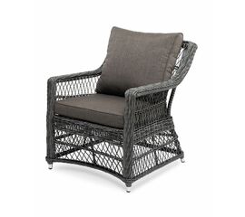 "Гранд Латте" кресло из искусственного ротанга, цвет графит | Интернет магазин мебели и декора LifeDekor