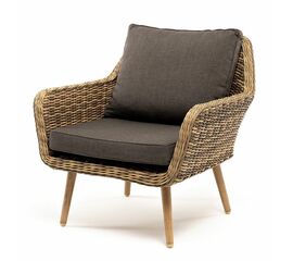 "Прованс" кресло из искусственного ротанга, цвет соломенный | Интернет магазин мебели и декора LifeDekor