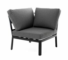 "Париж" модуль диванный алюминиевый угловой, цвет серый | Интернет магазин мебели и декора LifeDekor