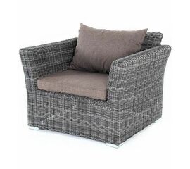 "Капучино" кресло из искусственного ротанга, цвет графит | Интернет магазин мебели и декора LifeDekor