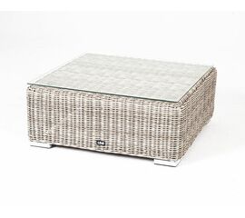 "Лунго" журнальный столик плетеный, цвет бежевый | Интернет магазин мебели и декора LifeDekor
