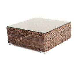 "Лунго" журнальный столик плетеный, цвет коричневый | Интернет магазин мебели и декора LifeDekor