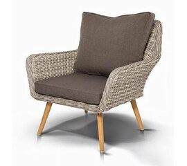 "Прованс" кресло из искусственного ротанга, цвет бежевый | Интернет магазин мебели и декора LifeDekor