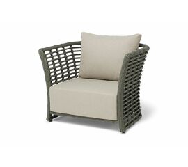 "Валенсия" кресло из искусственного ротанга, цвет серый | Интернет магазин мебели и декора LifeDekor