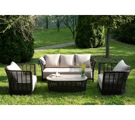 "Валенсия" лаунж-зона из искусственного ротанга, цвет бронзовый | Интернет магазин мебели и декора LifeDekor