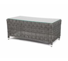 "Кон Панна" столик журнальный из искусственного ротанга, цвет графит | Интернет магазин мебели и декора LifeDekor