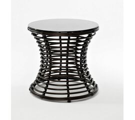 "Парма" кофейный столик из искусственного ротанга, цвет бронзовый | Интернет магазин мебели и декора LifeDekor