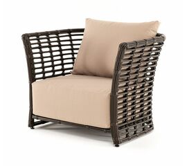 "Валенсия" кресло из искусственного ротанга, цвет бронзовый | Интернет магазин мебели и декора LifeDekor