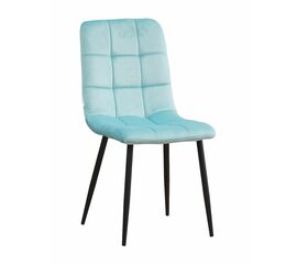 Стул LUCAS велюр тиффани, каркас круглый черный | Интернет магазин мебели и декора LifeDekor
