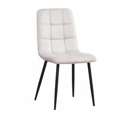 Стул LUCAS велюр мокко, каркас круглый черный | Интернет магазин мебели и декора LifeDekor