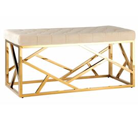 eve велюр бежево-розовая, золото | Интернет магазин мебели и декора LifeDekor