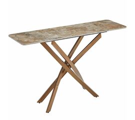 Консольный столик SENAFE керамика 120*35*76, каркас бронза | Интернет магазин мебели и декора LifeDekor