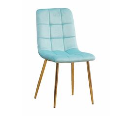 Стул LUCAS велюр тиффани, каркас круглый золотой | Интернет магазин мебели и декора LifeDekor