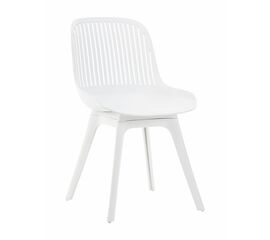 Стул пластиковый GRACE белый / ноги белые | Интернет магазин мебели и декора LifeDekor