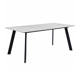 Стол керамический MISTRAL Kass gold 180*90*75, каркас черный | Интернет магазин мебели и декора LifeDekor