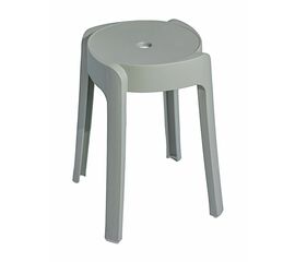 Табурет пластиковый MOTI серый | Интернет магазин мебели и декора LifeDekor