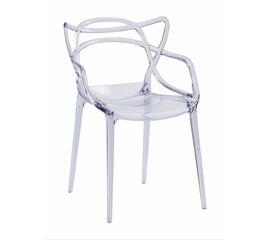 Стул пластиковый MASTERS прозрачный | Интернет магазин мебели и декора LifeDekor