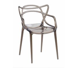 Стул пластиковый MASTERS LUX серый | Интернет магазин мебели и декора LifeDekor