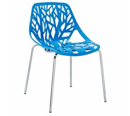 Стул пластиковый FOREST голубой | Интернет магазин мебели и декора LifeDekor