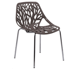 Стул пластиковый FOREST серый | Интернет магазин мебели и декора LifeDekor