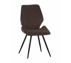 Стул OSTIN велюр мокко, каркас круглый черный | Интернет магазин мебели и декора LifeDekor