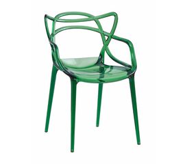 Стул пластиковый MASTERS LUX зеленый | Интернет магазин мебели и декора LifeDekor