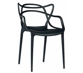 Стул пластиковый MASTERS LUX черный | Интернет магазин мебели и декора LifeDekor