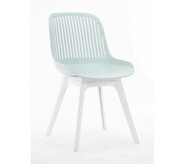 Стул пластиковый GRACE мятный / ноги белые | Интернет магазин мебели и декора LifeDekor