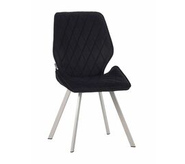 Стул OSTIN велюр графит, каркас квадрат белый | Интернет магазин мебели и декора LifeDekor