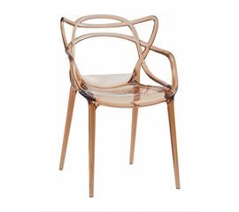 Стул пластиковый MASTERS LUX оранжевый | Интернет магазин мебели и декора LifeDekor