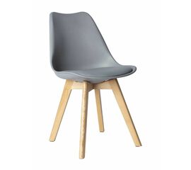 Стул FRANKFURT экокожа серый | Интернет магазин мебели и декора LifeDekor