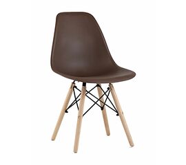 Стул пластиковый Eames DSW шоколад | Интернет магазин мебели и декора LifeDekor