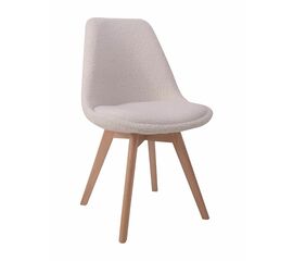 Стул FRANKFURT букле белый | Интернет магазин мебели и декора LifeDekor