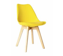 Стул FRANKFURT экокожа желтый | Интернет магазин мебели и декора LifeDekor