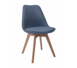 Стул FRANKFURT рогожка синий | Интернет магазин мебели и декора LifeDekor