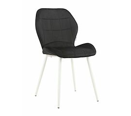 Стул BATT велюр черный, каркас черный | Интернет магазин мебели и декора LifeDekor