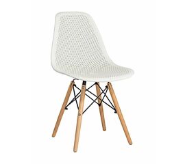 Стул пластиковый Eames DSW GRID белый | Интернет магазин мебели и декора LifeDekor